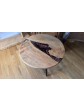 maple burl and epoxy coffee table